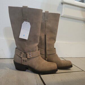 Womens Time and True moto hardware boots